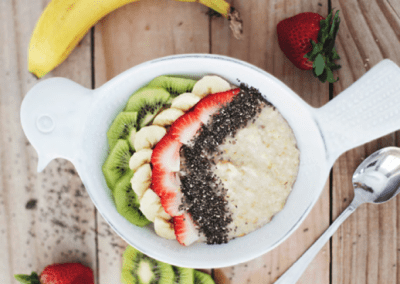 Low FODMAP fruit and porridge
