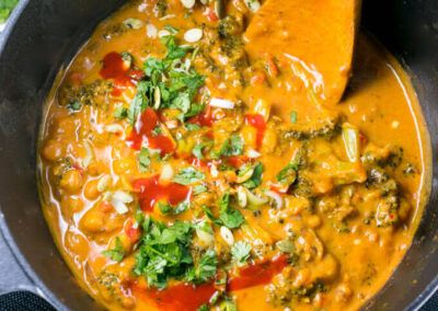 Low FODMAP Pumpkin and Lentil Curry