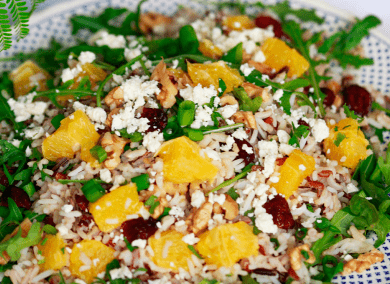 Low FODMAP Wild Rice Salad