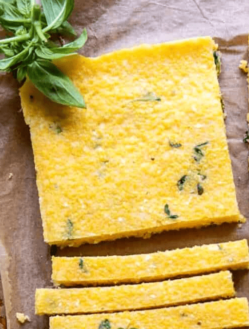 Low FODMAP polenta biscuits