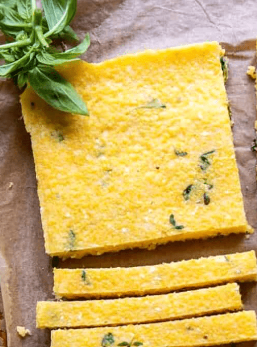 A picture showing Low FODMAP polenta biscuits