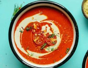 Low FODMAP Red Pepper and Tomato Soup image