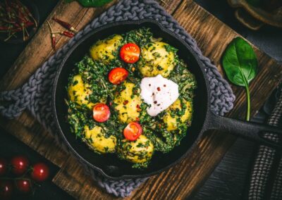 Low FODMAP Saag Aloo