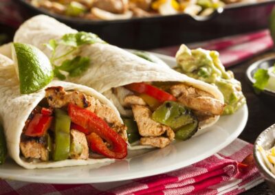 Low FODMAP Chicken Fajitas
