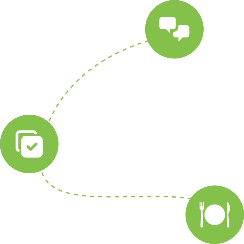 Debra Thomas, Registered UK Dietitian explaining the low FODMAP plan to a client with IBS